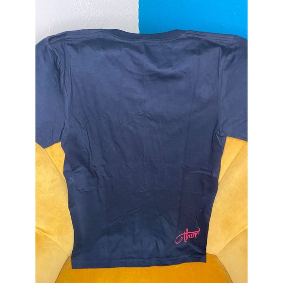 THOR RACING MX Womens Shirt - Motocross - Supercross - NEW - Medium - Black Red - Picture 4 of 7